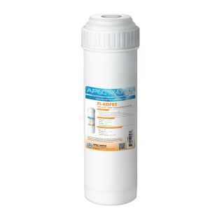 APEC KDF85 2.5“x10”GAC水过滤器减少重金属和硫化氢