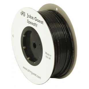 John Guest食品级聚乙烯管，用于反渗透系统- 10英尺(3/8英寸，黑色)
