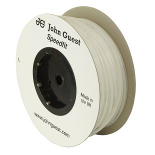 John Guest食品级聚乙烯管，用于反渗透系统- 10英尺(1/4英寸，透明)