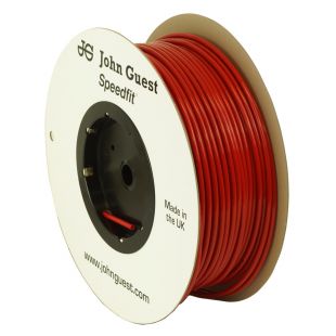 John Guest食品级聚乙烯管，用于反渗透系统- 10英尺(1/4英寸，红色)