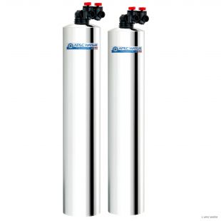 APEC WH-SOLUTION-15 Whole House Water Filter and Salt Free Water Conditioner Systems For 3-6 Bathrooms