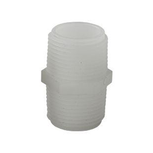 乳头-PVC（白色），用于全屋供水过滤器（1英寸入口和出口）