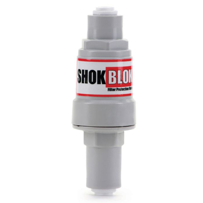 shokblock水压力降低保护阀，用于反渗透和过滤装置，70psi
